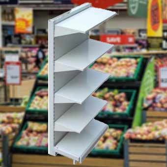 Venta de Góndola de pared con entrepaños