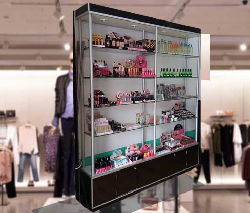 Venta de Vitrina de cosmeticos y labiales con luz de led