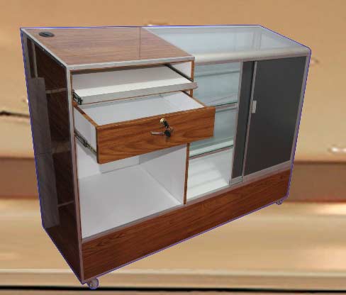 Modulo de Cobro Forma 40 x 150 x 96 cm